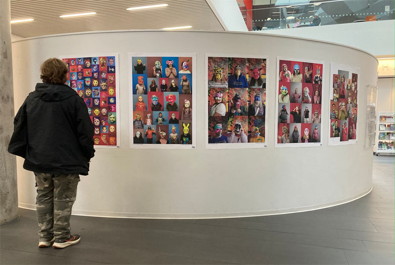 Faces of Community exhibit